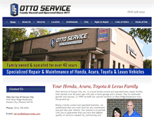 Tablet Screenshot of ottoservicekc.com